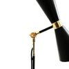 Cairo Floor Lamp Mid-Century Brass-Mullan Lighting-Powder-Coated Matte Black & Polished Brass-nirohome