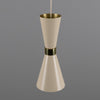 Cairo Mid-Century Coloured Pendant Light-Mullan Lighting-Antique Pink-nirohome