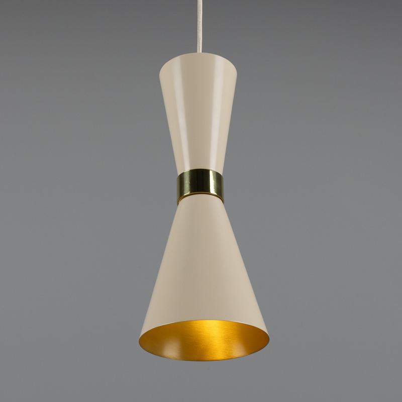 Cairo Mid-Century Coloured Pendant Light-Mullan Lighting-Antique Pink-nirohome