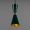 Cairo Mid-Century Coloured Pendant Light-Mullan Lighting-Antique Pink-nirohome