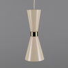 Cairo Mid-Century Coloured Pendant Light-Mullan Lighting-Vanilla Cream-nirohome