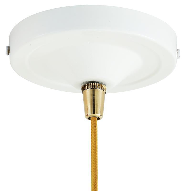 Cairo Mid-Century Pendant Light-Mullan Lighting-Powder Coated Matt Black & Polished Brass-100cm-nirohome