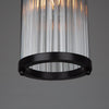 Caledon Petite Pendant With Glass Rods-Mullan Lighting-100cm-nirohome