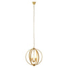 Casey Intertwining Orb Chandelier-Niro Home-Antique Brass-nirohome