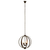 Casey Intertwining Orb Chandelier-Niro Home-Black-nirohome