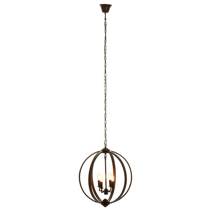 Casey Intertwining Orb Chandelier-Niro Home-Black-nirohome