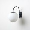 Charcoal Grey Hanging Globe Wall Light-Houseof.-nirohome