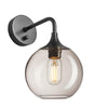 Chelsea Glass Globe Wall Light - 7 Inch-Industville-Mocha-Pewter-nirohome