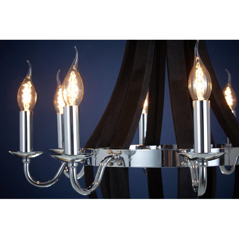 Collier Townhouse Curved Chandelier-Niro Home-nirohome