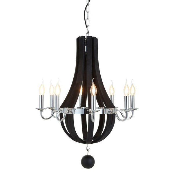 Collier Townhouse Curved Chandelier