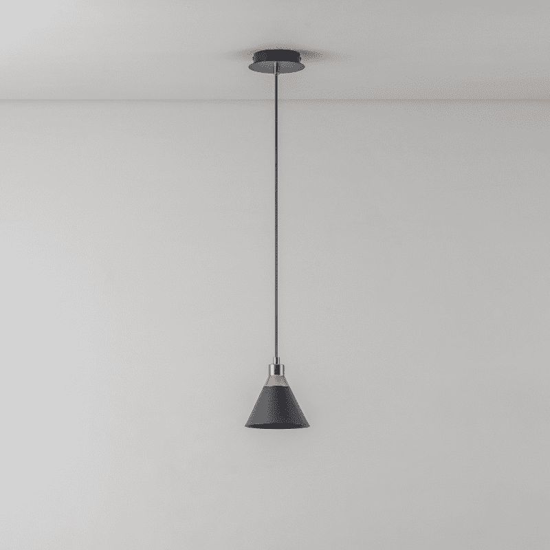 Cone Pendant Ceiling Light-Houseof.-Charcoal-nirohome