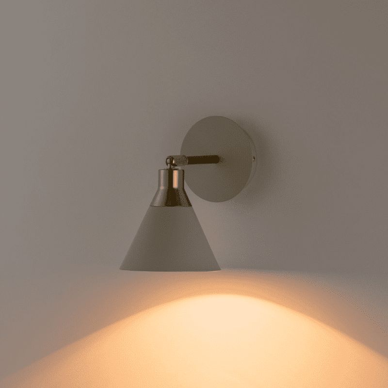 Cone Wall Light-Houseof.-Charcoal Grey-nirohome