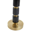 Cordova Marble Column Table Lamp With Gold Stem & Fabric Shade-Niro Home-Black Marble-nirohome