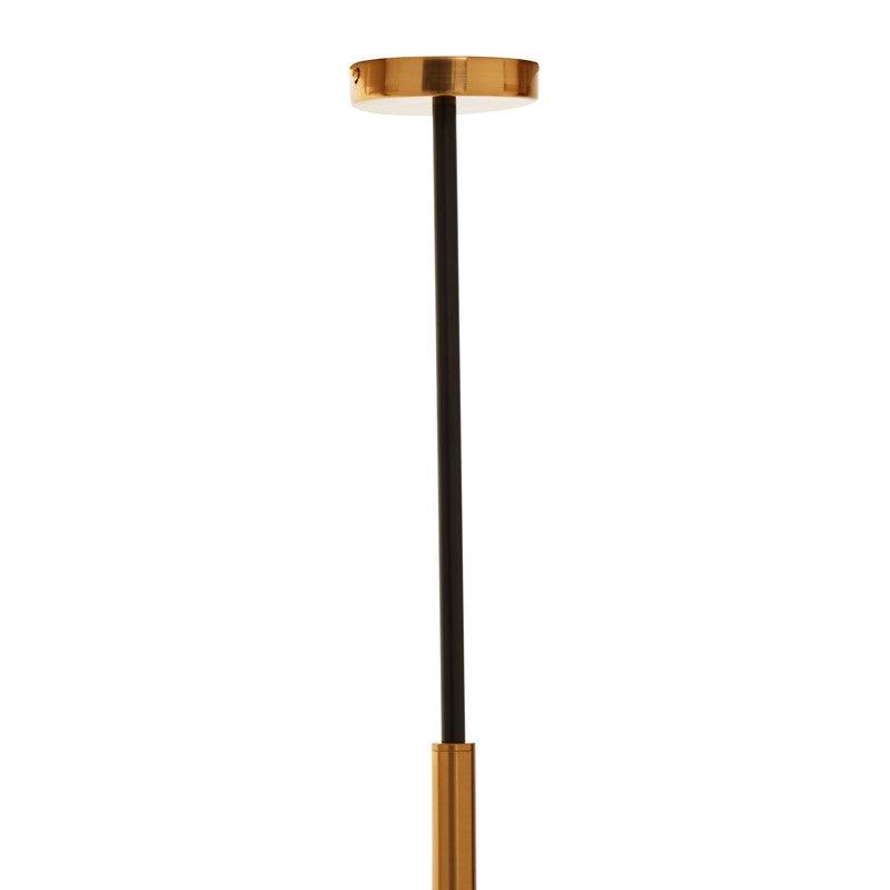 Cowan 12 Bulb Black & Gold Rod Chandelier-Wrenford & Co.-nirohome