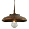 Darya Brass Industrial Factory Pendant-Mullan Lighting-Antique Brass-Clear-100cm-nirohome