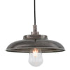 Darya Brass Industrial Factory Pendant-Mullan Lighting-Antique Silver-Clear-100cm-nirohome