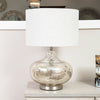 Dawn Glass Gourd Table Lamp With Grey Fabric Shade-Niro Home-nirohome