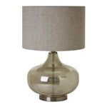 Dawn Glass Gourd Table Lamp With Grey Fabric Shade-Niro Home-nirohome