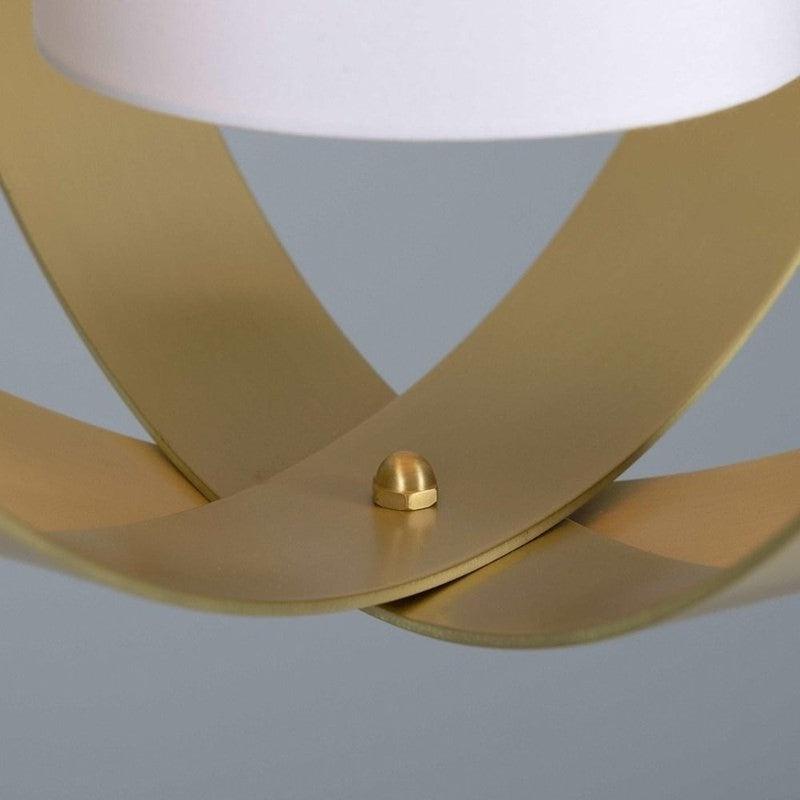 Denton Lantern Pendant Modern Brass-Mullan Lighting-Antique Brass-100cm-White-nirohome