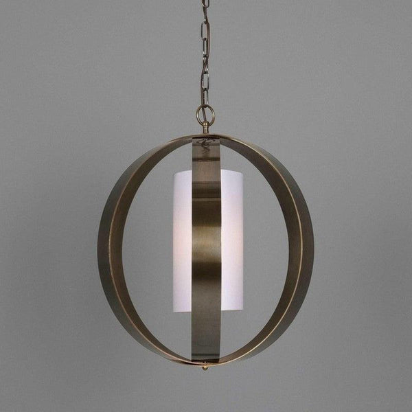 Denton Lantern Pendant Modern Brass