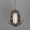 Denton Lantern Pendant Modern Brass-Mullan Lighting-Antique Brass-100cm-White-nirohome