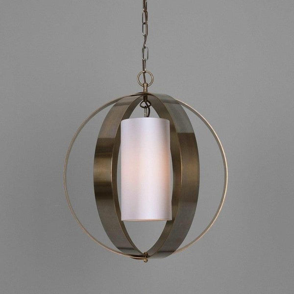 Denton Lantern Pendant Modern Brass