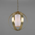 Denton Lantern Pendant Modern Brass-Mullan Lighting-Satin Brass-100cm-White-nirohome