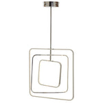 Dixon Small Rectangular Geometric LED Pendant Light-Niro Home-nirohome