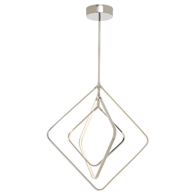 Dixon Small Square Geometric LED Pendant Light-Niro Home-nirohome