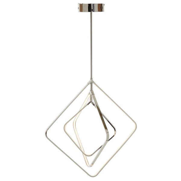 Dixon Small Square Geometric LED Pendant Light