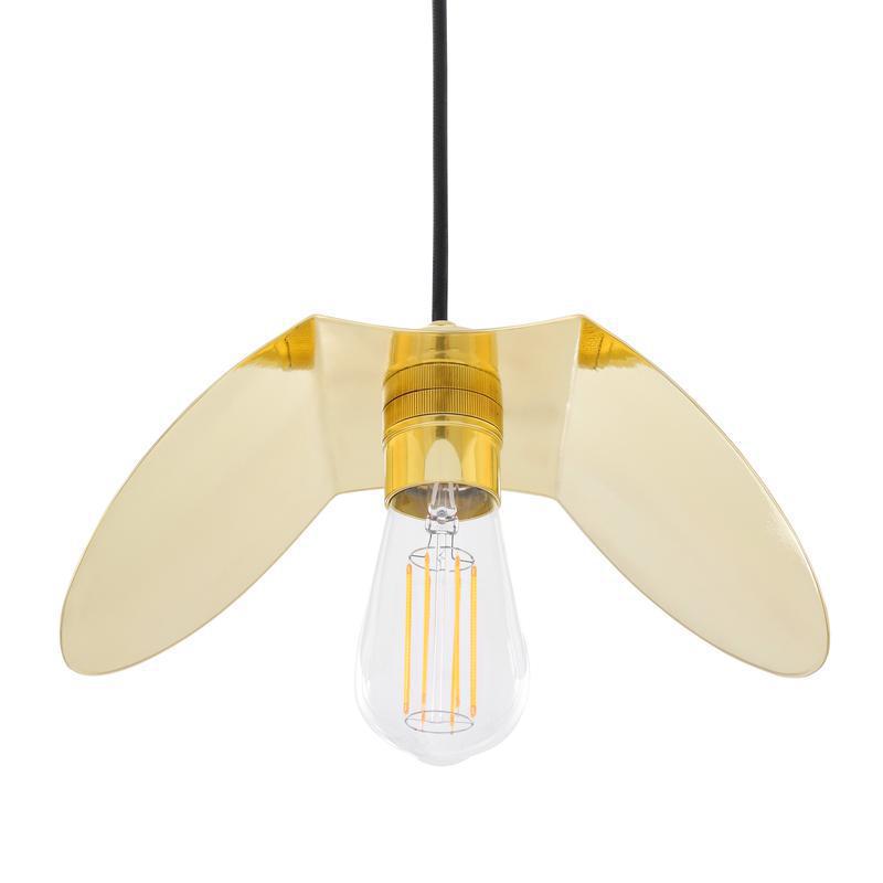 Dodoma Modern Brass Pendant Light-Mullan Lighting-Black-nirohome