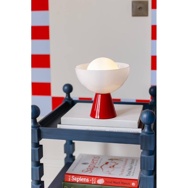 Dome Cordless Table Lamp-Houseof.-Jam Red-nirohome