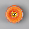 Eclipse Coloured Brass & Prismatic Glass Dish Wall Light-Mullan Lighting-Antique Pink-nirohome