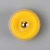 Eclipse Coloured Brass & Prismatic Glass Dish Wall Light-Mullan Lighting-Antique Pink-nirohome