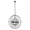 Eldridge 5 arm round pendant light-Wrenford & Co.-nirohome