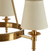 Ellison Traditional Chandelier With Empire Shades-Wrenford & Co.-3 Arm-nirohome