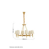 Ellison Traditional Chandelier With Empire Shades-Wrenford & Co.-3 Arm-nirohome