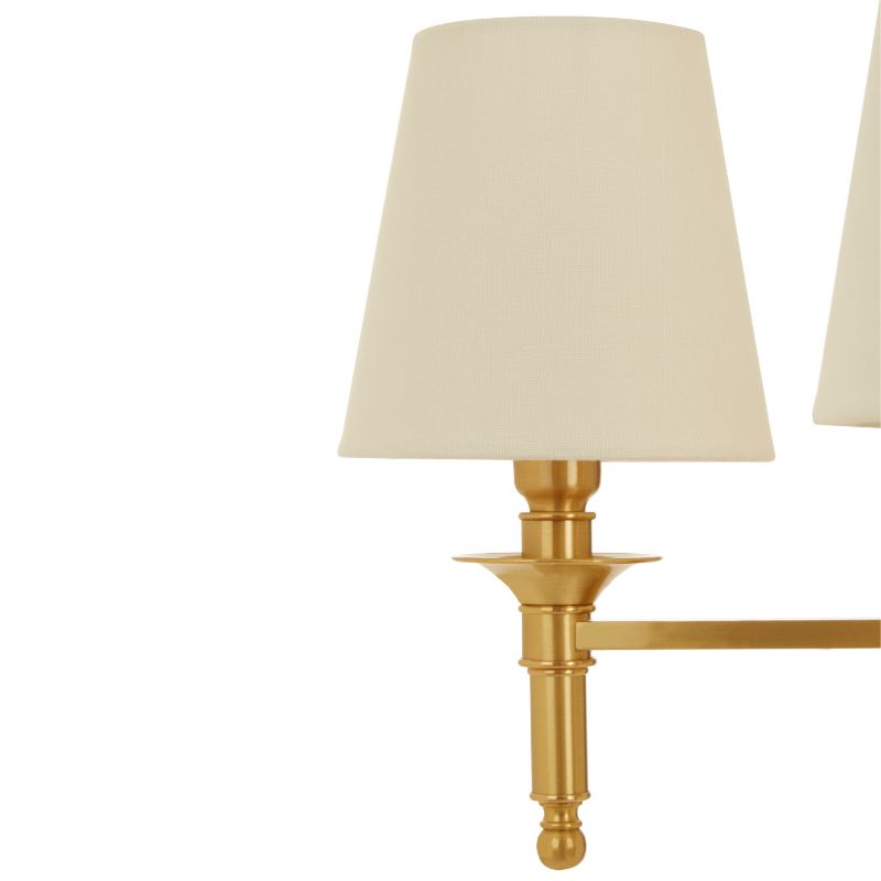 Ellison Traditional Chandelier With Empire Shades-Wrenford & Co.-3 Arm-nirohome