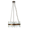 Emery Acrylic Rod Chandelier With Copper Band-Wrenford & Co.-nirohome