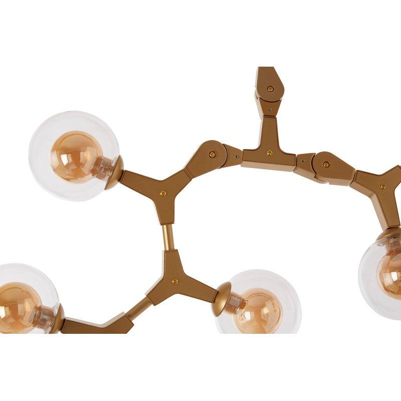 Estela Adjustable 12 Bulb Celestial Chandelier-Niro Home-nirohome