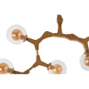 Estela Adjustable 12 Bulb Celestial Chandelier-Wrenford & Co.-nirohome