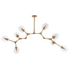 Estela Adjustable 8 Bulb Celestial Chandelier-Wrenford & Co.-nirohome