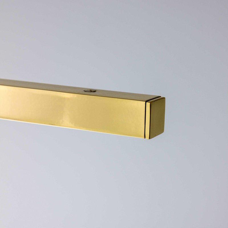 Fairfield LED Linear Pendant Contemporary Brass-Mullan Lighting-Polished Brass-100cm-nirohome