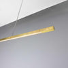 Fairfield LED Linear Pendant Contemporary Brass-Mullan Lighting-Polished Brass-100cm-nirohome