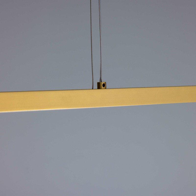 Fairfield LED Linear Pendant Contemporary Brass-Mullan Lighting-Polished Brass-100cm-nirohome