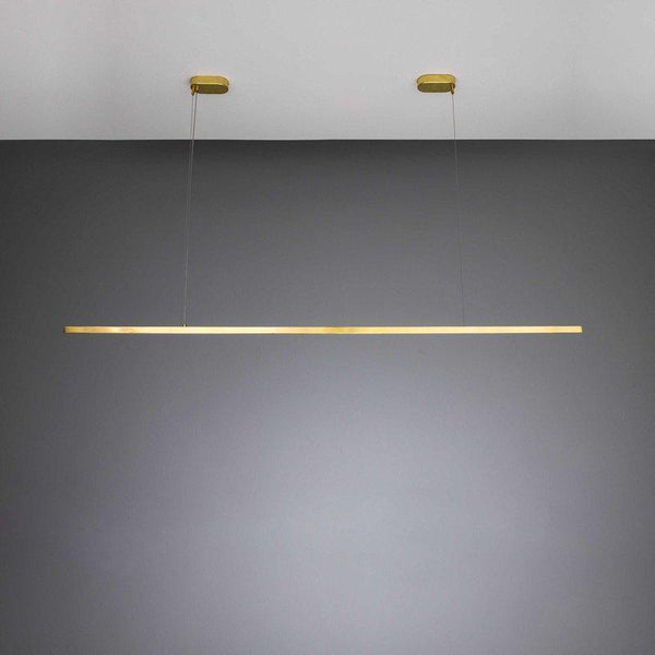 Fairfield LED Linear Pendant Contemporary Brass