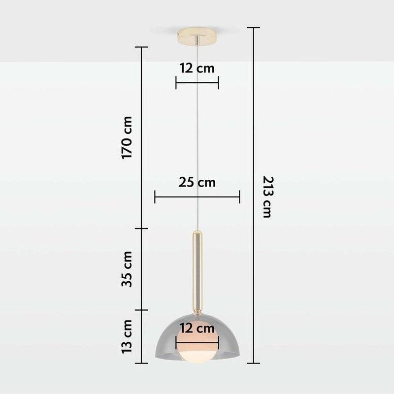 Glass Dome Ceiling Light-Houseof.-nirohome