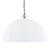 Goma Pendant With White Dome and Gold Leaf-Mullan Lighting-100cm-nirohome