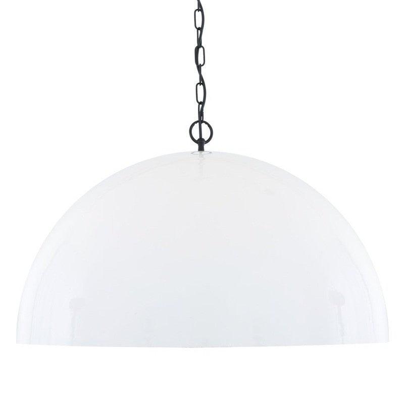 Goma Pendant With White Dome and Gold Leaf-Mullan Lighting-100cm-nirohome