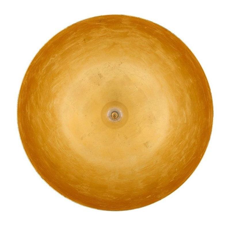 Goma Pendant With White Dome and Gold Leaf-Mullan Lighting-100cm-nirohome